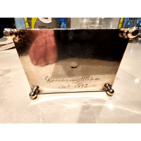 Antique Dutch Tea Caddy in 833 Silver Repousse By J.M. Van Kempen & Zoon 1800-49 - Picture 7 of 9